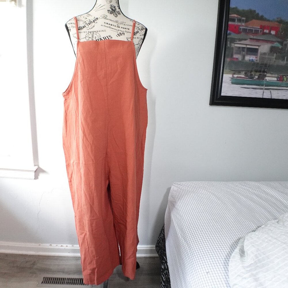Women`s Overall Jumpsuit light orange size XL New w/tag